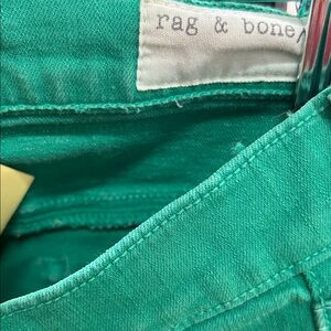 Rag & Bone Vibrant Teal Trousers